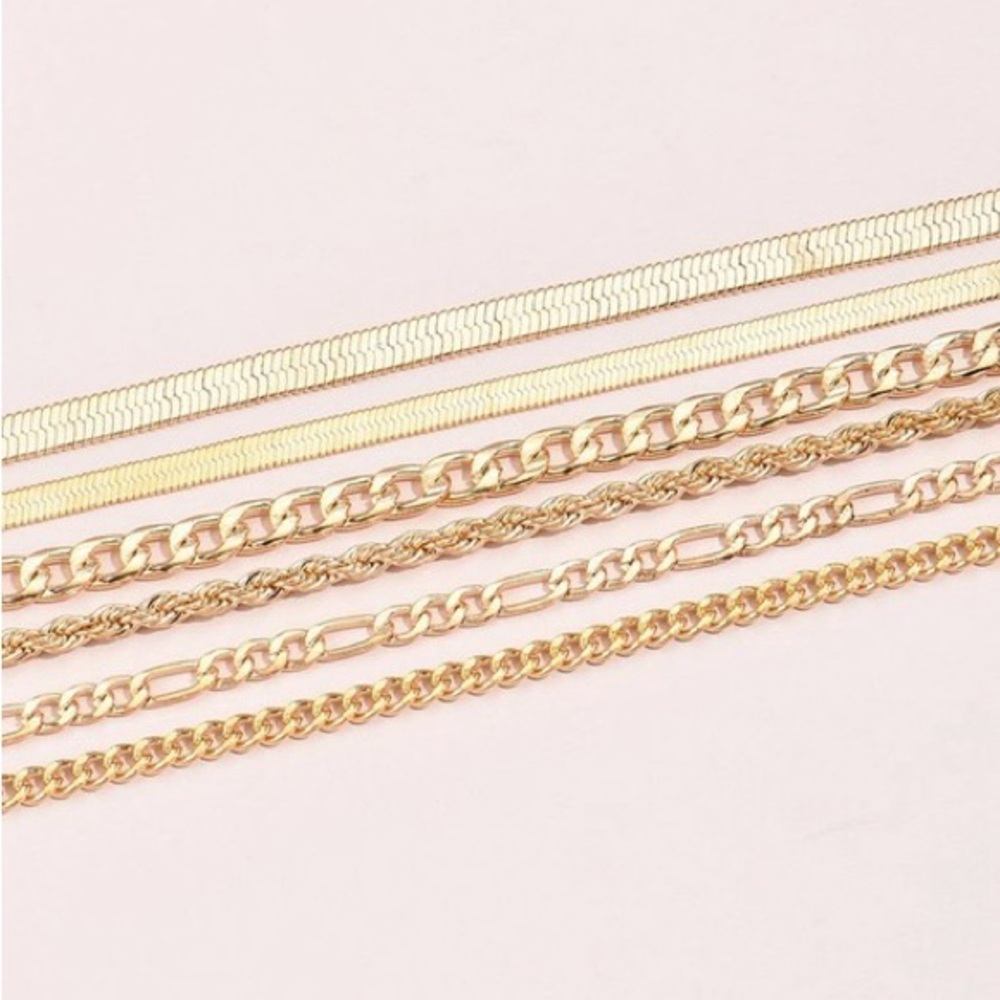 Gold Bracelet Stack (7200) - Picture 4 of 4